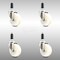 Service Caster 4 Inch 316SS Nylon Wheel Swivel 1-1/8 Inch Expanding Stem Caster Set SCC SCC-SS316EX20S414-NYS-118-4 - alternate 1